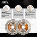 Power Saw Segmented Diamond Blades,BGTEC 1pc 4" General Purpose Dry or Wet Cutting Disc for Concrete Stone Brick Masonry