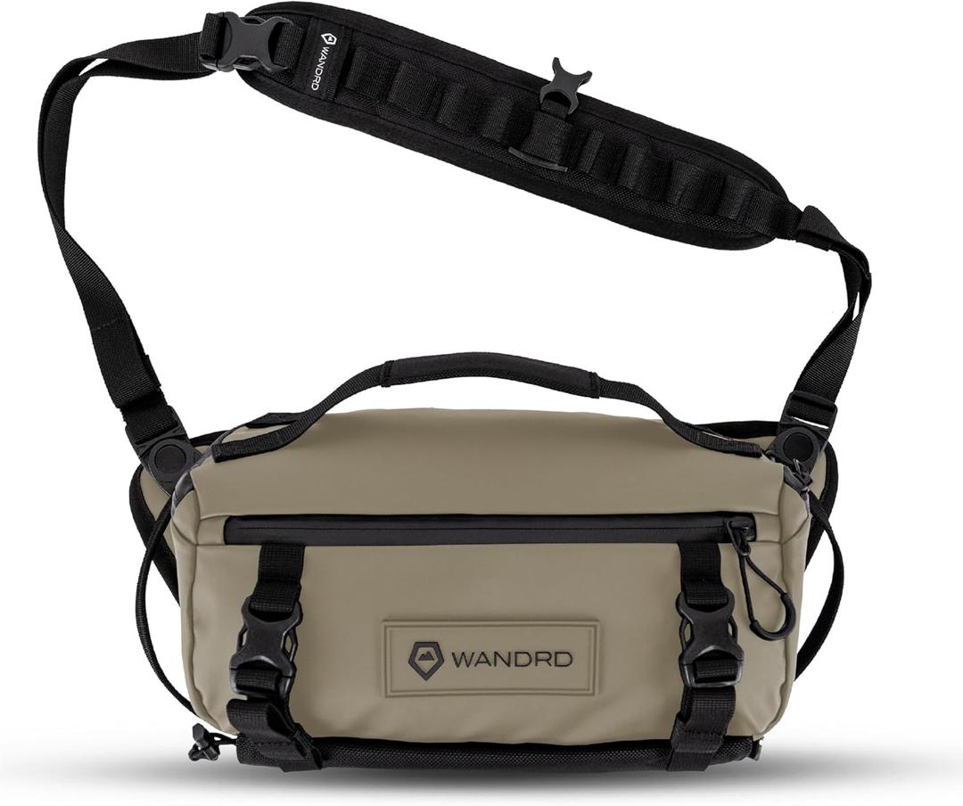 WANDRD ROGUE V1 6L Sling: Compact Camera Sling and Crossbody Bag with Fast Access, 3-Way Carry– Lightweight Everyday Bag Great for Travel, Photography, and Daily Use (Yuma Tan)