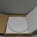 12.5 Microwave Glass Tray Compatible with Samsung, GE and Hotpoint - The Exact Replacement Part of WB39X10002/ WB48X10005/ WB49X10069/ WB39X10003  Dishwasher Safe