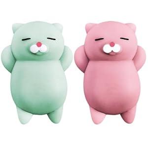 Nutty Toys Squishy Cat Set - 2" Soft Silicone Kawaii Kitties, Top Stress Relief Toy 2026, Unique Kids & Adults Egg Filler Gift Idea, Best Teenage Girl, Teen Boy & Tween Easter Basket Eseeentials