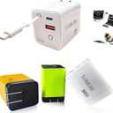 Tobre 3 in 1 GaN Charger, Scalable 80W Max Fast Charging Block with Retractable Type-C Cable & 2 USB Ports, All-in-One Wall Charger for iPhone 16/15/14, Galaxy S25, Pixel,Laptops (White, 70)