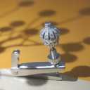 Handmade Creative Violin Fine Tuning Violin Tuners Violin Screw Violin String Adjusters for 3/4 4/4 Violins (2SILVER) (02-Silver Crown)