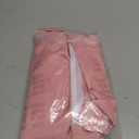 Conbo Mio No Hook Shower Curtain with Snap in Liner Set, Hotel Luxury Pink Shower Curtains for Bathroom with See Through Top Window, Waterproof, Washable 71W x 74H