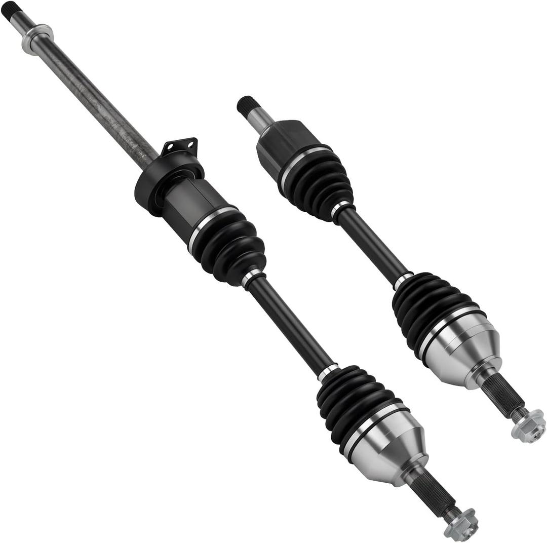 Front Left&Right CV Axle Shaft Set Fit for Ford Taurus/Flex 3.5L 08-14, for Lincoln MKS/MKT 3.7L 09-14, for Mercury Sable 3.5L 08-09 (Only for FWD), Replace for 66-2186 66-2187, 2 pcs CV Joint Shaft