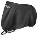 Favoto Bike Cover Waterproof Outdoor Storage for 1 or 2 Bikes Bicycle Cover420D Heavy Duty Bike Cover Rain Sun UV Dust Wind Proof with Storage Bag Bike Tarp for EBike Mountain Road City Bike, Black