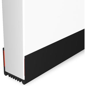 LCGAOYA Weather Stripping Door Seal, 39 Length Cuttable Door Draft Stoppers for Bottom of Door, Strong Adhesive Door Sweep for Exterior and Interior Doors,Black