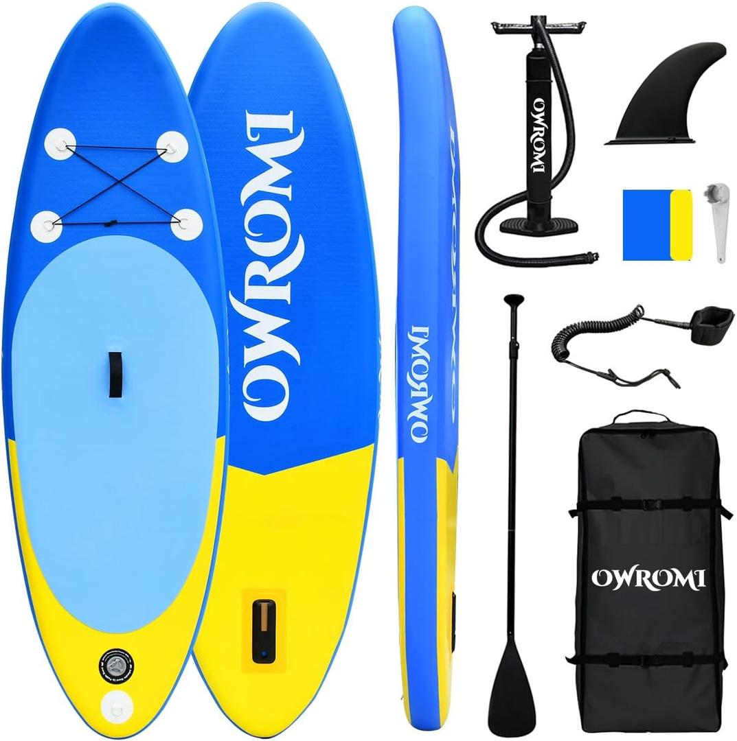 Kids Stand Up Paddle Board with Inflatable SUP Accessories, Non-Slip Comfort Deck Inflatable Paddle Board for Kid, Durable, Lightweight Fin for Youth & Kids