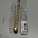 MYEARAYS 40 Watt Decorative Vintage LED Light Bulbs, T185 Extended Bulb 4W LED Filament Edison Bulb,2700K Oversized Warm Lights,Dimmable E26 Lamp Base,1-Pack-Clear