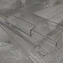 Vtopmart 6 Pack Stackable Storage Drawers,Clear Acrylic Drawer Organizers with Handles, Easily Assemble Containers for Fridge, Bathroom,Kitchen Undersink,Cabinet,Pantry Organization and Storage