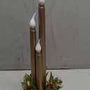 GOUTOOL Flameless Votive Candles, 3 Pcs Flickering Flameless Candle Lights with Remote & Timer, Battery Operated LED Candle Lights for Halloween Christmas Wedding (Gold)