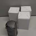 Lichamp LED Camping Lantern, 4 Pack Battery Powered Flashlight for Power Outages, Portable Collapsible Hanging Light Essential for Home, Outdoor, Emergency Lamp Survival Kit Gear for Hurricane, Gray