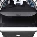 Canvas Cargo Cover for Volkswagen Tiguan 2018 2019-2024,Retractable Trunk Shielding Shade for VW Tiguan Accessories,Cargo Luggage Cover