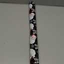 Altarho Christmas Wrapping Paper Mini Roll 17 inch X 16.5 Feet Printed on Purple Metallic Foil Paper - Reversible, Santa and Snowflakes, for Xmas, Holiday, Party Celebration (Black Red Foil Santa, 17 Inch X 16.5 Feet)