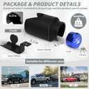 Upgraded Trailer Lock, Fits 2 Inch Coupler Heavy Duty Anti-Theft Trailer Hitch Lock, Accessories for RV/Boat/Trailer Model 2025