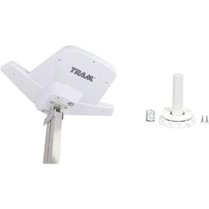 Tram HDTV Digital Amplified Outdoor Antenna for Home or RV Head Replacement,bat-Wing-Style retrofit,White and Winegard RP-6300 White Directional Handle