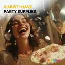 Confetti Cannon Party Poppers Shooters,(6 pack) YESHOW Confetti Blaster Silver Metallic for Birthday Graduation Wedding Christmas New Years Eve