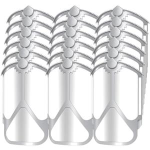 18 Packs Flying Insect Trap Refill Cartridges for Indoor House Home Compatible with ZEVOPlug-in Light ZEVOM364 and Max 100% Fit Replacement Refills