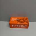 MYSEUNI Mardi Gras Mask with Feathers - Venetian Couple Carnivals Masks for Masquerade Party, Cosplay Party, Theme Ball