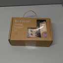 Wooden Cars for Toddlers 1-3, Wooden Vehicles Baby Cars Set with Bus, Airplane and Boat, Montessori Rattle Toys with Rolling Beads, Ideal for Boys and Girls