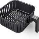 COSORI Air Fryer Accessories, Replacement 5.8QT Original Basket For COSORI CP358-AF, CS358-AF Air Fryers, Non-Stick, Dishwasher-Safe, CAF-P582B (Black)