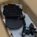 Wheelchair Elevating Legrests with Padded Calf Pads, Composite Footplates, Fits Most Standard wheelchairs of All Brands. Wheelchair Parts,Same Functional Structure as LK3JELR,T94,(1Pr, Black)