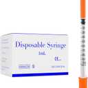1ml/cc 31G 1/4 Inch Syringes, Disposable Syringe, Individual Wrapped, Box of 100