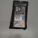 Magnetic for iPhone 15 Pro Max Case [Compatible with MagSafe] Aesthetic Flower Wave Patchwork Pattern Design, Slim Bumper Translucent Matte Protective Cover for Women Men