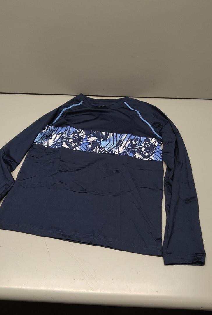 BRISIRA Boys Rash Guard UPF 50+ Kids Swim Shirt Long Sleeve Fishing SPF Sun Protection Quick Dry Cooling for Youth 10-11Y