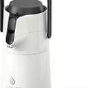 IDEUS Thermal Coffee Carafe 74oz (2,200ml), Stainless Steel Double Wall Insulated Vacuum Flask, Water Jug Coffee Server and Beverage Dispenser, Heat and Cold Retention (White, 74oz (2,200ml))