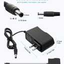 ALITOVE DC 12V 1A Power Supply 12W AC Adapter 100~240V 50-60hz to 12 Volt 1Amp 0.5A Transformer DC 12V Power Cord 5.5 x 2.5mm 2.1mm Plug for LED Strip Light CCTV Security Camera and More