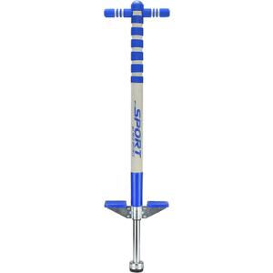 New Bounce Pogo Stick for Kids - Pogo Sticks, 40 to 80 Lbs - Sport Edition, Quality, Easy Grip, PogoStick for Hours of Wholesome Fun (Blue & Grey)