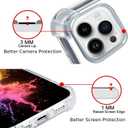 Aesthetic Vintage Grunge Case for iPhone 14 Pro, Skull Planets Collage Pattern for Men Women, Trendy Cool Soft TPU Bumper Cover for iPhone 14 Pro