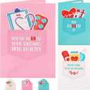12 Pack Nurse Graduation Card with Envelopes and Stickers 2025 Nursing Congratulations Gifts Funny RN School Graduation Cards Bulk for Nurse Healthcare Worker Doctors Students
