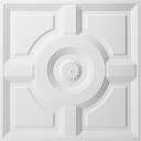 WOWSTAR 12-Pack 24"x24" Drop Ceiling Tiles, Waterproof Ceiling Panels, Only Fit into the Grid, White
