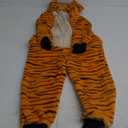 Wizland Kid Animal Onesie Tiger Outfits for Girls Boys Flanne Tiger Onesie Onepiece Holloween Costume with Tail 6-8