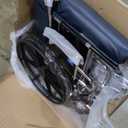 Medline Excel Extra-Wide Bariatric Wheelchair For Adults and Seniors with 24" Wide Seat, Supports up to 500 lbs