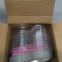 Fainne 12 Sets Mother's Day 5" Aluminum Foil Heart Shaped Cake Pans with Clear Lids 225 ml/ 7.92 oz Heart Cake Pan Mini Mother's Day Containers Disposable Dessert Baking Containers (Pink)