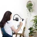 Camera Lucida Drawing Tool, Updated Artist Drawing Tool, Projector Drawing Tool with Adjustable Pea Jig, Black