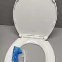 KOHLER 20111-0 Brevia, Slow Close Toilet Seat, Round Toilet Seat, Grip-Tight Bumpers Quick-Attach Hardware, White