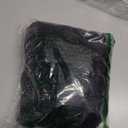 FantaLook 80s Wig with SunGlass for Men Black Curly Cosplay Wig for Halloween