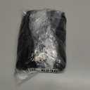 Amazon Essentials Women's Fit and Flare Long-Sleeved Short Maxi Dress (Large, Black)