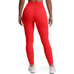 Aoxjox High Waisted Workout Leggings for Women Trinity Yoga Pants 26.5" (Small, Racing Red)