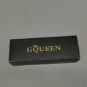 GQUEEN Classic Horn Rimmed Semi Rimless Polarized Sunglasses for Men Women GQO6