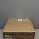 Putnen Under Desk Elliptical Machine, Electric Elliptical Leg Exerciser for Seniors with 12 Adjustable, Portable Quiet Elliptical Exercise Machine, Seated Pedal Exerciser with Remote Control (Orange)