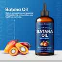 2 x Raw Batana Oil for Hair Growth 4 fl oz - 100% Pure, Natural, Cold-Pressed Oil for Hair, Skin, Face & Lashes - Aceite de Batana