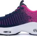 Women's Walking Shoes Slip On Tennis Sneakers Easy Put On Athletic Shoes for Ladies US 6-10.5 (Black)