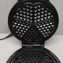 Mueller Heart 5 Waffle Maker, Waffle Iron, Adjustable Browning Control & Nonstick, Cool Touch Handle, Easy to Clean, Small Kitchen Appliances