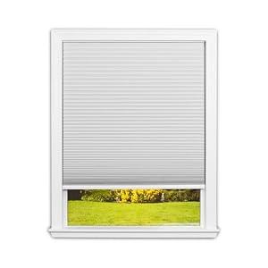 Redi Shade No Tools Easy Lift Cordless Blackout White Fabric Shade