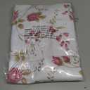 Walrus Heavy Duty Vinyl Tablecloth with Flannel Backing Waterproof Oil-Proof Plastic Table Cloth Stain-Resistant Wipeable Rectangle or Square Table Cover for Indoor and Outdoor (Flowers, 52X70 Inch)