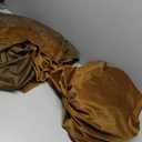 StangH Velvet Curtains 84 inches - Gold Brown Blackout Thermal Insulated Window Drapes for Living Room, Back Tab Luxury Home Decor Curtains for Bedroom Sliding Door, W52 x L84, 2 Panels